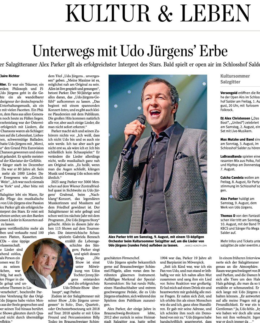 Zeitungsausschnitt Salzgitter-Zeitung — Ganzseitiger Artikel
